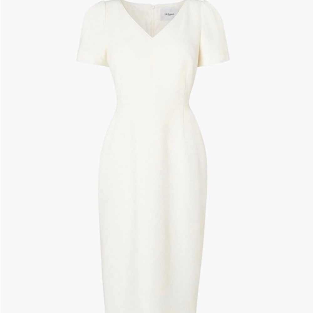 LK Bennett White Rebecca dress SIZE 6